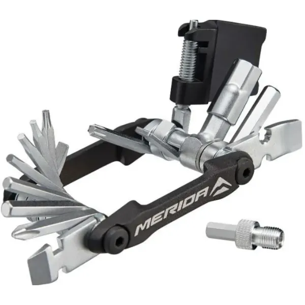 Мультитул MERIDA Minitool 24-in-1 чорний/сірий