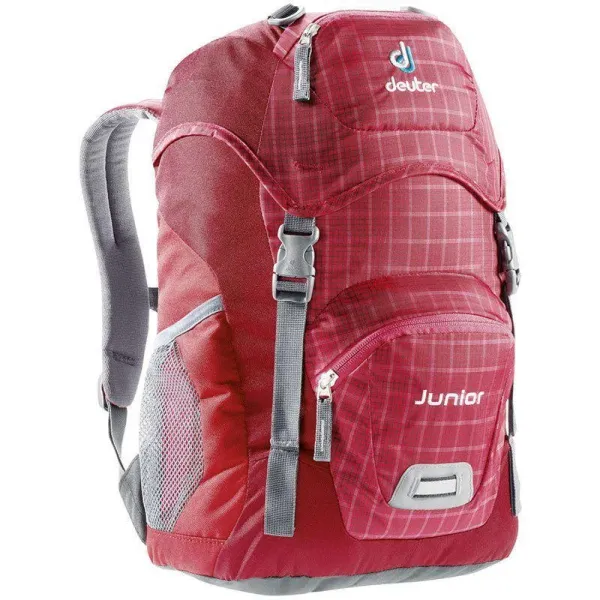 Дитячий рюкзак DEUTER Junior 18 л raspberry-check Дитячий рюкзак DEUTER Junior 18 л raspberry-check