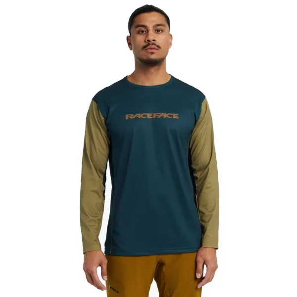 Велофутболка RaceFace Indy LS Jersey Pine