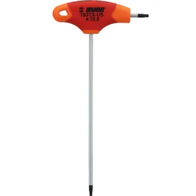 Ключ TORX з Т-подібною рукояткою Unior Tools TX 8 RED