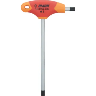 Ключ шестигранний Unior Tools 625115-193HX-US з Т-подібною рукояткою 8 RED
