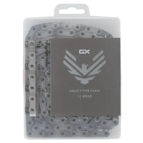 Цепь SRAM GX Eagle Transmission Flattop, 12 скоростей, 126 звеньев, серебристая