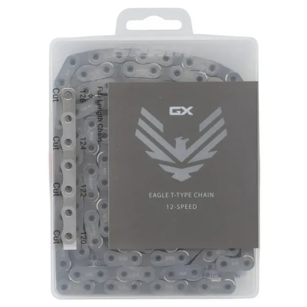 Цепь SRAM GX Eagle Transmission Flattop, 12 скоростей, 126 звеньев, серебристая