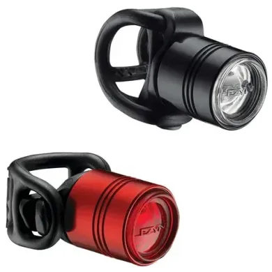 Комплект світла LEZYNE FEMTO DRIVE PAIR Чорний/Червоний