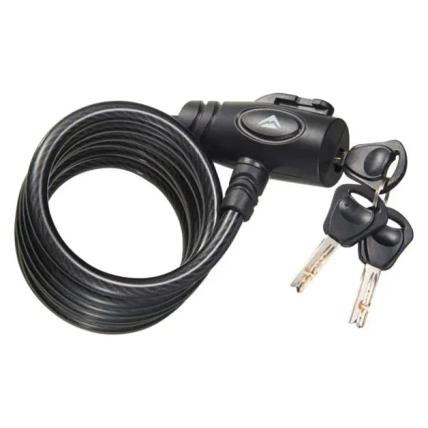 Замок MERIDA Lock Keys 180cm 10mm black Замок MERIDA Lock Keys 180cm 10mm black