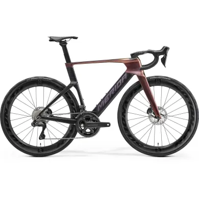 Велосипед MERIDA 2027 REACTO 8000 RAINBOW PURPLE/BLACK
