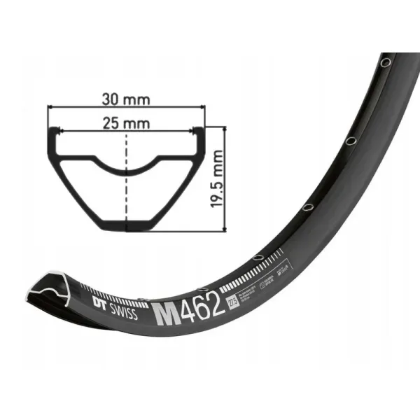 Обід DT SWISS M 462 27.5 Обід DT SWISS M 462 27.5