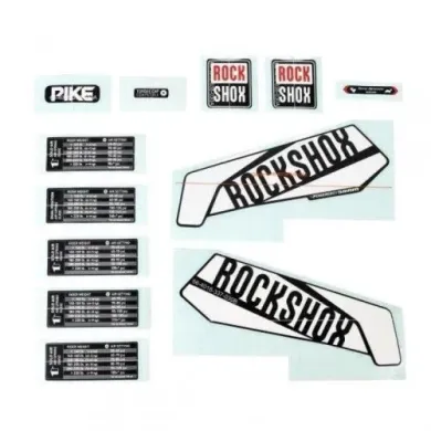 Набір наліпок RockShox KIT PIKE 26/27.5/29 WHT/DFBLK