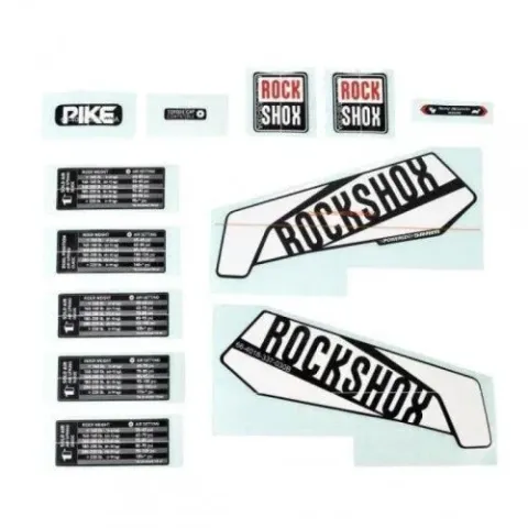 Набір наліпок RockShox KIT PIKE 26/27.5/29 WHT/DFBLK