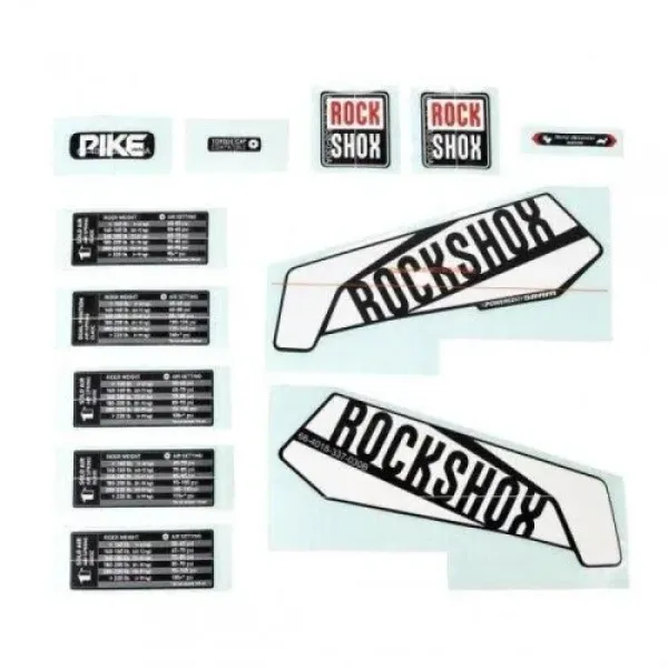 Набір наліпок RockShox KIT PIKE 26/27.5/29 WHT/DFBLK