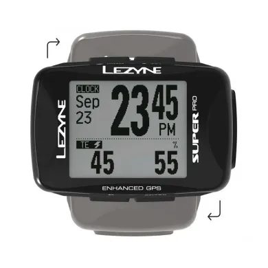 GPS велокомп'ютер LEZYNE SUPER PRO GPS Чорний Y13