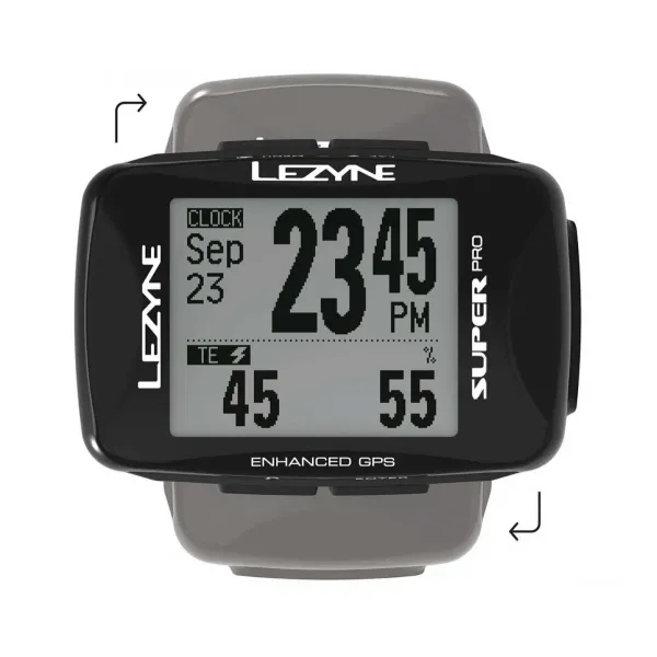 GPS велокомп'ютер LEZYNE SUPER PRO GPS Чорний Y13 GPS велокомп'ютер LEZYNE SUPER PRO GPS Чорний Y13