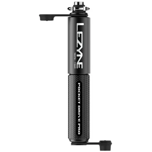 Ручний насос LEZYNE POCKET DRIVE PRO 160 psi Чорний матовий