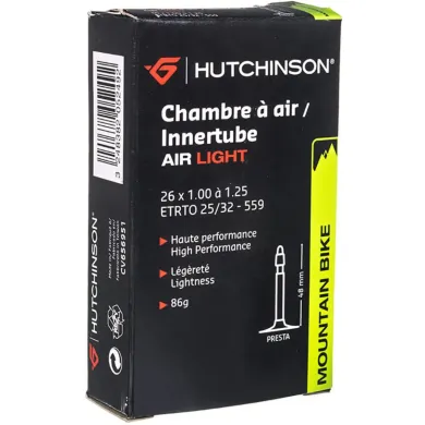Камера HUTCHINSON 26X1.00-1.25 VF 48 мм Presta Полегшена CV656951