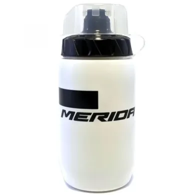 Фляга MERIDA Bottle Stripe White Black 500ccm з кришкою