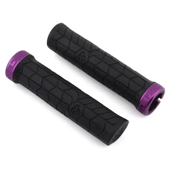 Грипси RaceFace Getta Lock-On, 30 мм, чорно-фіолетові