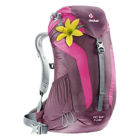 Рюкзак DEUTER AC Lite 14 SL aubergine-magenta