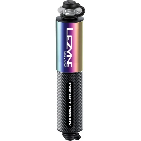 Ручний насос LEZYNE Pocket Pro HV Бензиновий/Сріблястий 90psi