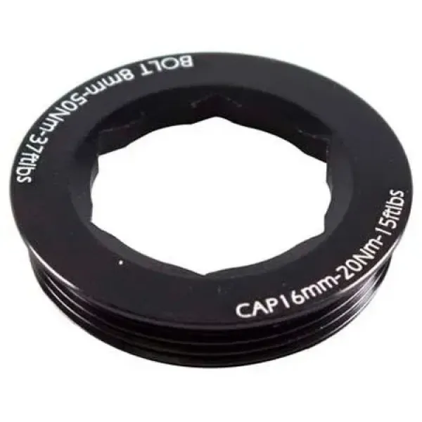 Болт-кришка шатуна RaceFace Puller Cap M18 15SX, чорна Болт-кришка шатуна RaceFace Puller Cap M18 15SX, чорна