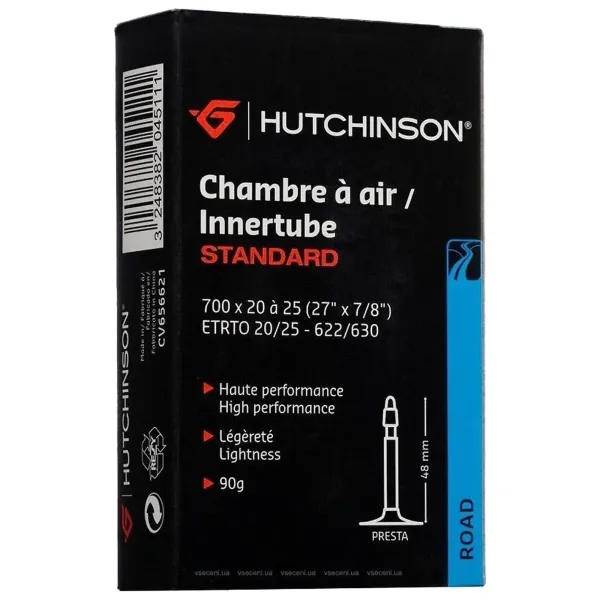 Камера HUTCHINSON Standard 700x25-30 VF 80 мм
