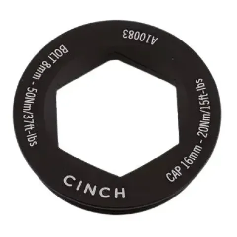 Race Face CINCH XC/AM фіксуюча гайка шатунів 18 мм, чорна, F30026MAT