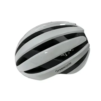 Шолом Green Cycle Alleycat RS, біло-сірий глянець, розмір 58-61 см