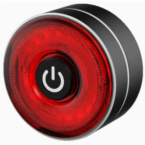 Задняя мигалка Green Cycle Halo, COB LED, 80 люмен, 6 режимов