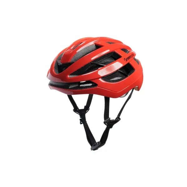 Шлем Green Cycle ROCX темно-оранжевый глянец, 54-58 см