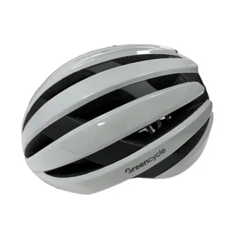 Шолом Green Cycle Alleycat RS, 54-58 см, біло-сірий глянець