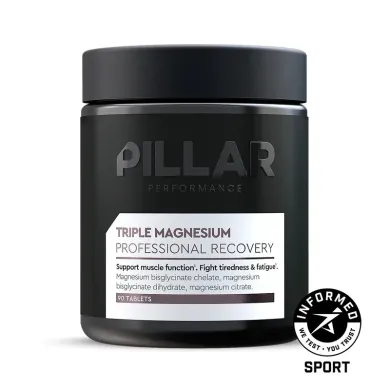 Спортивне харчування PILLAR PERFORMANCE Triple Magnesium 90 таблеток