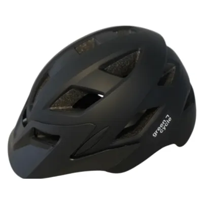 Дитячий шолом Green Cycle ONYX, 52-56 см, чорний