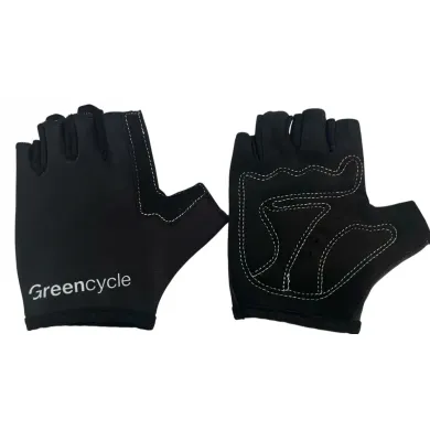 Рукавички Green Cycle Grid без пальців XS-S чорні