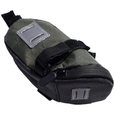Підсідельна сумка Green Cycle Nero, оливкова, 17×10,7×8 см