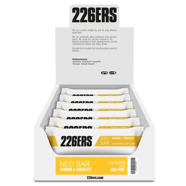 Спортивне харчування 226ERS Neo Protein банан/шоколад 50г 24шт/уп