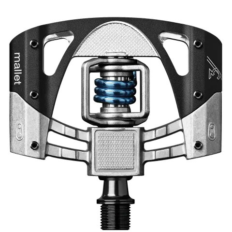 Педалі Crankbrothers MALLET 3, сіро-чорні/синя пружина