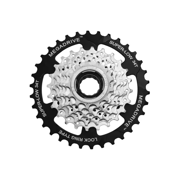 Трещотка SUN RACE M4S 7S 13-34T Zinc+Black Трещотка SUN RACE M4S 7S 13-34T Zinc+Black