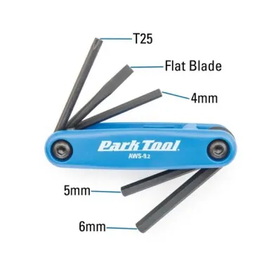 Мультитул Park Tool AWS-9.2 4/5/6 мм, T25, викрутка