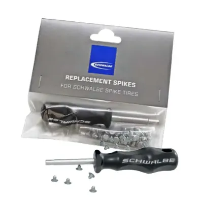Шипи для покришки Schwalbe (50 шт) + ключ, сталь