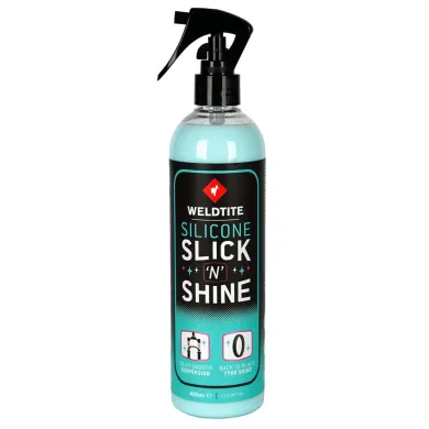 Weldtite Silicone Slick 'N' Shine, силиконовая защита и блеск, спрей 400 мл