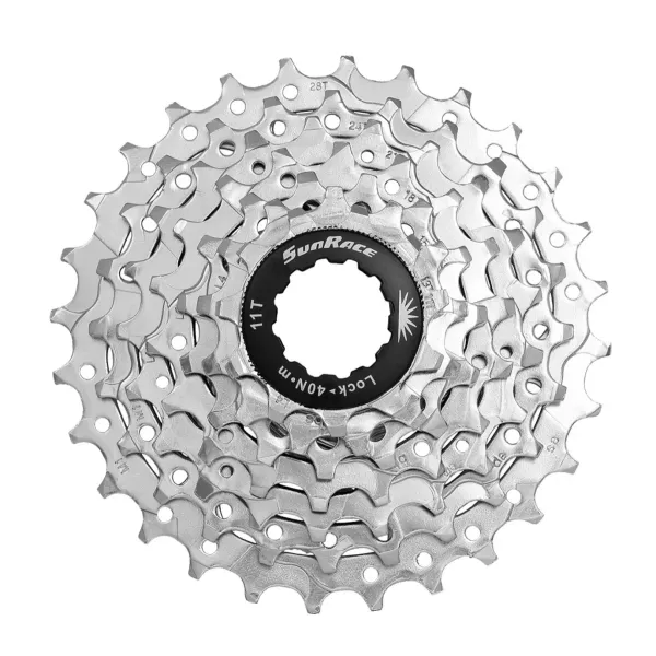 Касета SUN RACE M63 MTB 7 швидкостей 11-28T, нікель