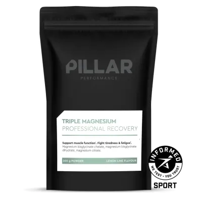 Спортивне харчування PILLAR PERFORMANCE Triple Magnesium лимон-лайм 200г