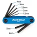 Складаний набір шестигранників Park Tool AWS-10 (1.5–6 мм)
