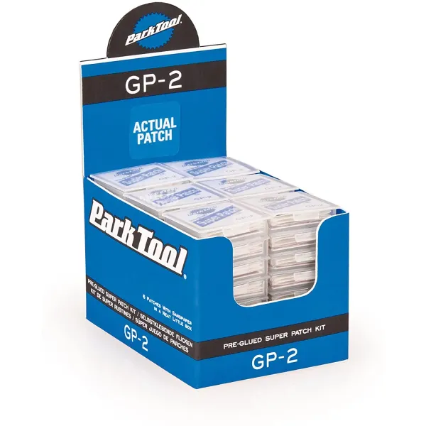 Самоклейкі латки Park Tool GP-2, 48 комплектів по 6 шт. Самоклейкі латки Park Tool GP-2, 48 комплектів по 6 шт.
