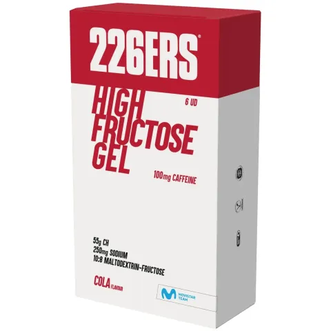 Спортивний гель 226ERS High FRUCTOSE 6x80g CAFFEINE 100mg COLA