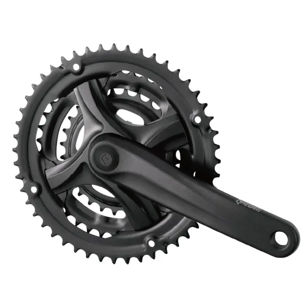 Комплект шатунів Prowheel TY-CM90, 175 мм, 48/38/28T, чорний
