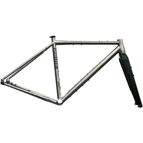Рама Pride T-Rocx XL 2024 сіра + вилка Grinder