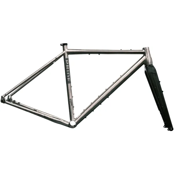 Рама Pride T-Rocx XL 2024 сіра + вилка Grinder