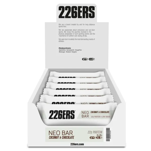 Спортивне харчування 226ERS Neo Protein кокос/шоколад 50г 24шт/уп Спортивне харчування 226ERS Neo Protein кокос/шоколад 50г 24шт/уп