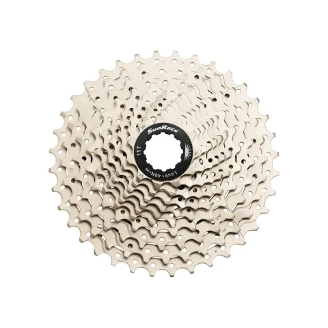 Кассета SUN RACE MS1 MTB 10-скоростная 11-36T, стальной паук, Metallic Silver