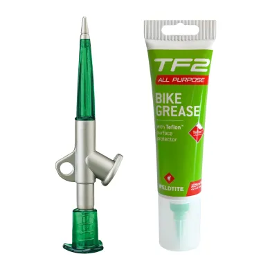 Набір Weldtite 06009: пістолет 06008 + мастило Bike Grease with Teflon 125 мл